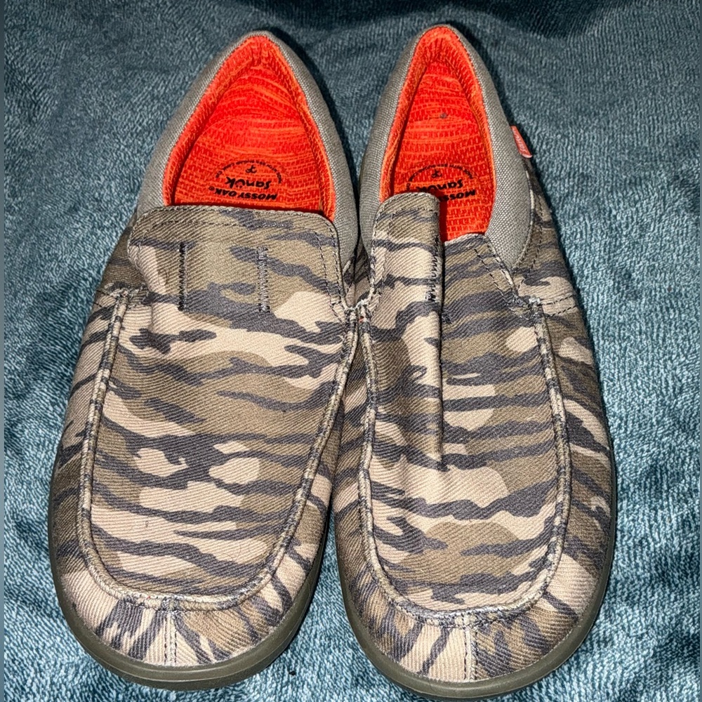 Sanuk Camouflage Slip-On’s